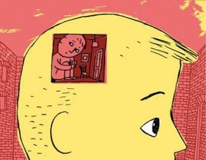 autismo niño dentro de un  niño